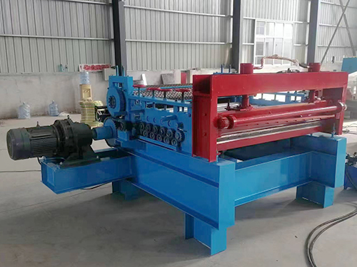 凹凸花紋板壓花機